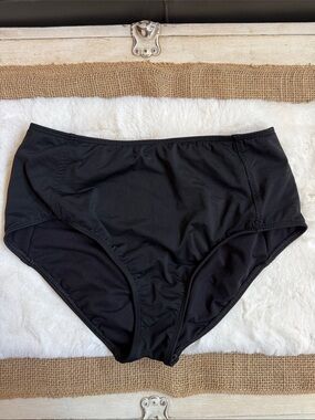 Athleta Black High-Waist Bikini Bottoms